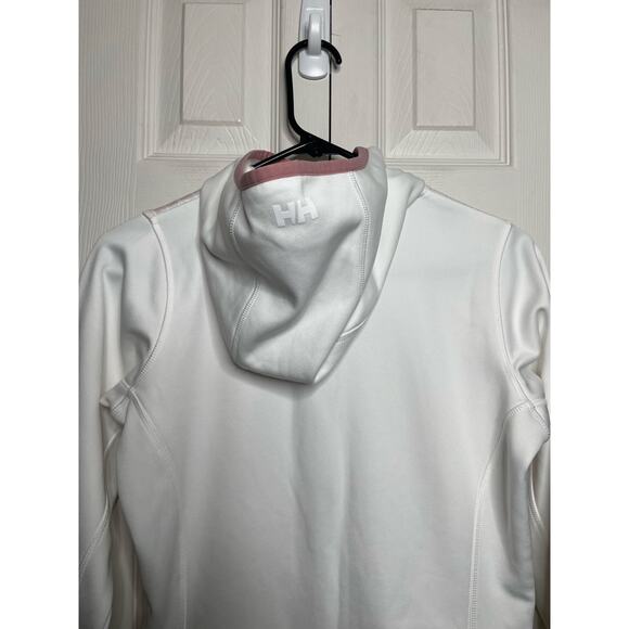 Helly Hansen Womens Full Zip Fleece Hoodie White Pink Size Small - Picture 13 of 14